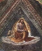 GHIRLANDAIO, Domenico St Luke the Evangelist oil on canvas